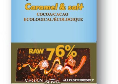 Raw 76% Vegan Caramel and Salt